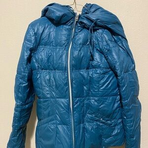 Coldwater Creek Teal Puffer Jacket